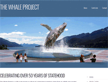 Tablet Screenshot of alaskawhaleproject.org